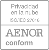 Sello AENOR conform Privacidad en la nube ISO/IEC 27018